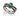 BLACK RHODIUM NIGHT RING IN GREEN