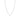 BLACK RHODIUM CHAIN WITH ZIRCONIA