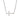 BLACK RHODIUM SIDE CROSS NECKLACE