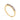 GOLD PLATED RING WITH ZIRCONIA