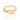 GOLD RING WITH ZIRCONIA