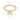 GOLD RING WITH ZIRCONIA