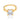 GOLD RING WITH ZIRCONIA