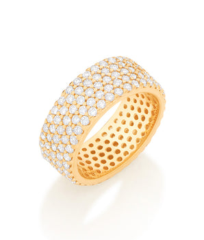 GOLD RING WITH ZIRCONIA