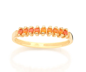 GOLD RING WITH ZIRCONIA