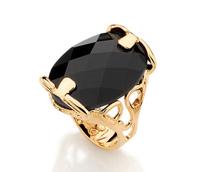 GOLD RING WITH STONE