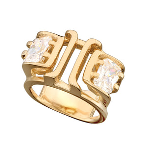 GOLD RING WITH STONE