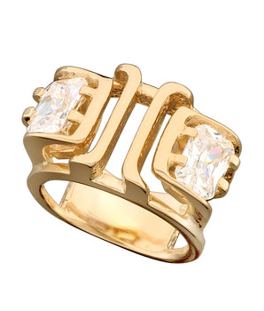 GOLD RING WITH STONE