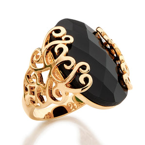GOLD RING WITH STONE