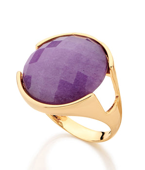 GOLD RING WITH STONE