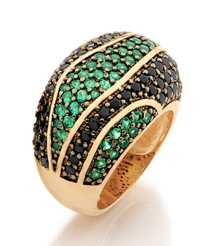 GOLD RING WITH ZIRCONIA