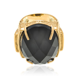GOLD RING WITH STONE