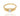 GOLD RING WITH ZIRCONIA