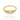 GOLD RING WITH ZIRCONIA