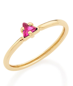 GOLD TRIANGLE RING