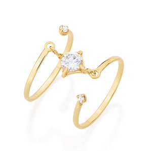 GOLD RING WITH STONE