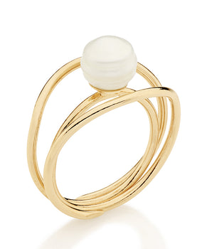 GOLD CHAIN WITH PEARL