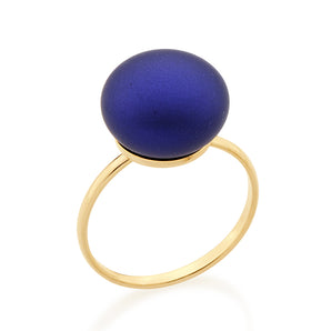 GOLD RING WITH PEARL