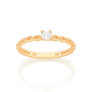 GOLD CHAIN RING
