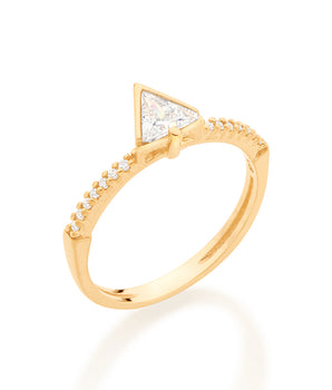 GOLD TRIANGLE RING