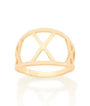 GOLD GEOMETRIC RING