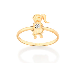 GOLD GIRL RING