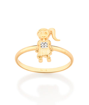 GOLD GIRL RING