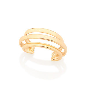 GOLD TRIPLE BAND RING