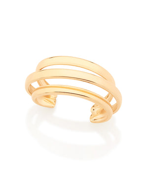 GOLD TRIPLE BAND RING
