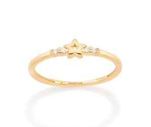 KID’S GOLD STAR SKINNY RING
