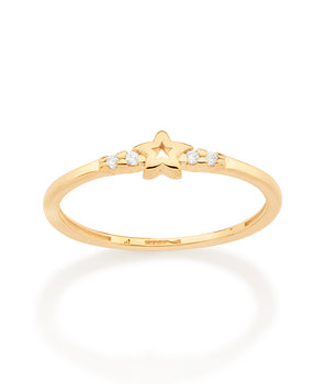 KID’S GOLD STAR SKINNY RING