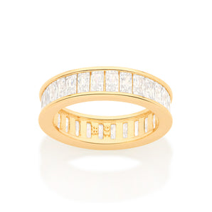 GOLD BETTER TOGETHER RING IN WHITE