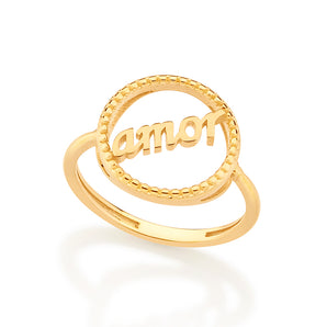 GOLD AMOR (LOVE) RING