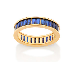 GOLD BETTER TOGETHER RING IN BLUE