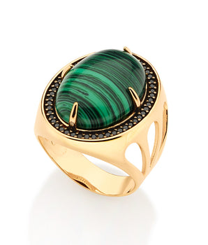 GOLD A DROP OF NATURE MAXI RING