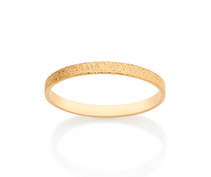 GOLD DIAMOND ROUGH WEDDING BAND