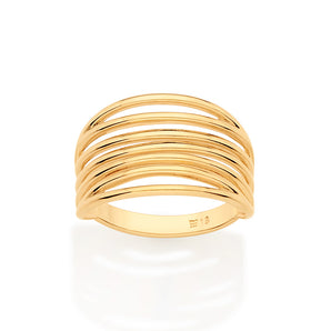 18K GOLD PLATED MAXI RING