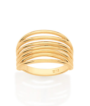 18K GOLD PLATED MAXI RING