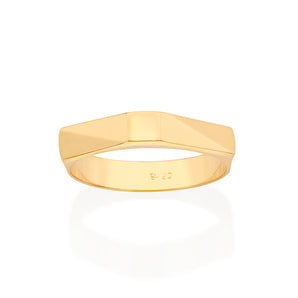 GOLD I LOVE YOU WEDDING BAND