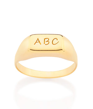 GOLD ABC KID’S RING