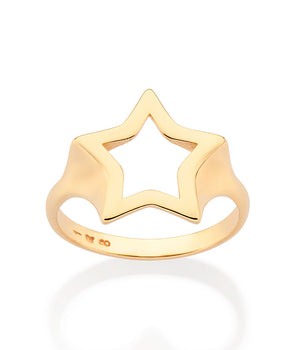GOLD STAR RING