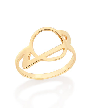 GOLD SATURN RING