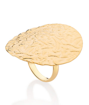 GOLD MOON CRATER MAXI RING
