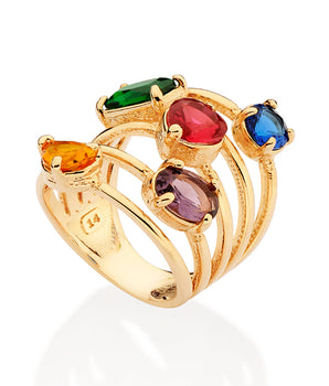 GOLD BALLET MAXI RING