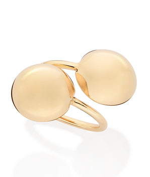 GOLD SPHERES RING