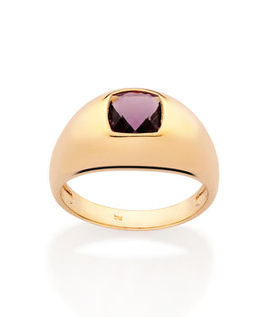 GOLD ROYALTY SOLITAIRE RING