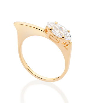 GOLD WOMEN POWER RING