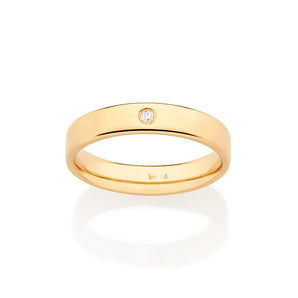 GOLD STUDDED EVERYDAY WEDDING BAND