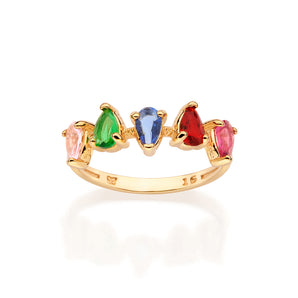 GOLD COUNTRYSIDE SKINNY RING