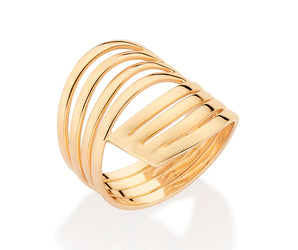 GOLD MULTIPLE WAYS MAXI RING